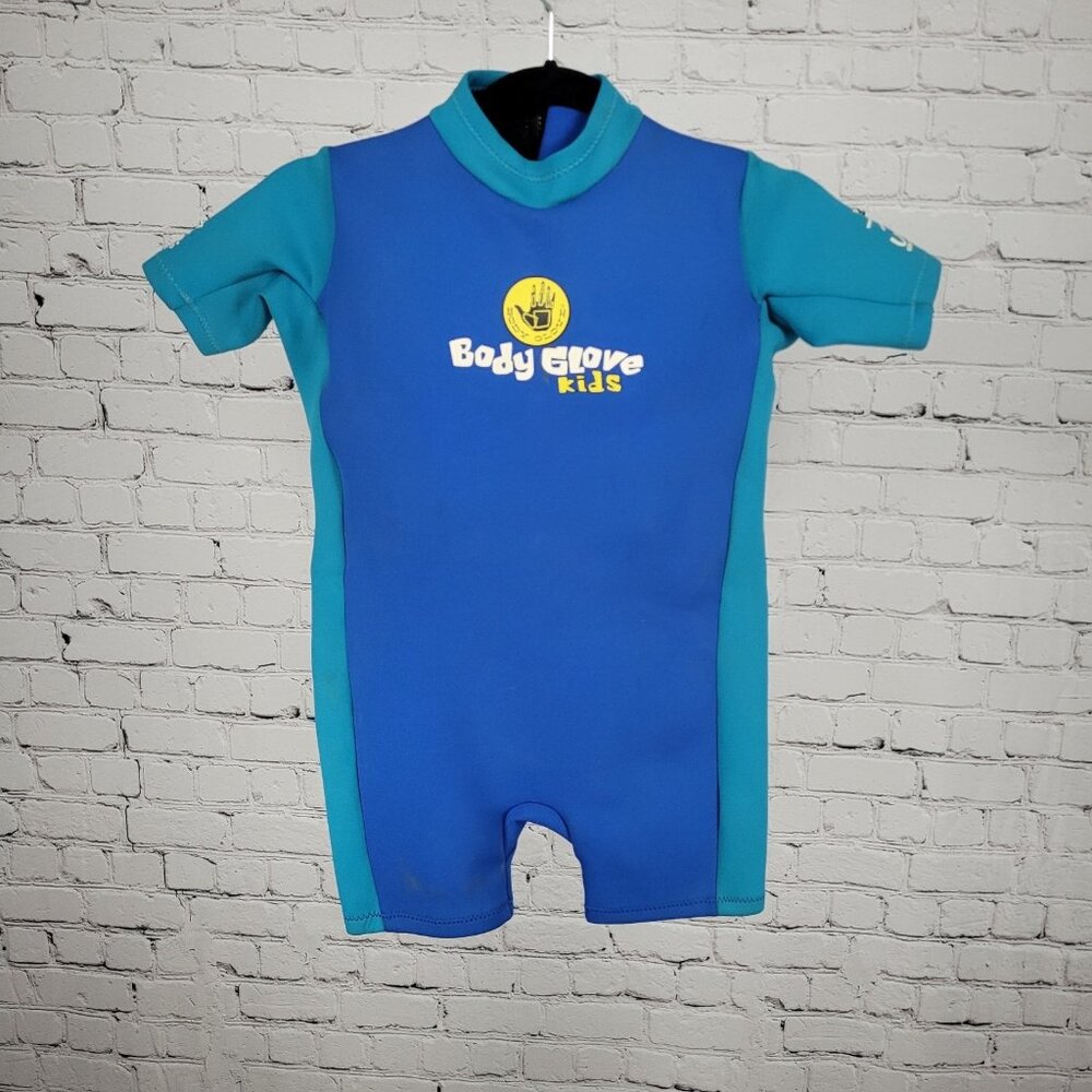 Body Glove Blue Type V Wetsuit Flotation Aid USCG 50+ UVA Kids Medium M 40-50lbs